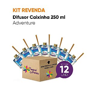 Kit Revenda  Difusor Aromatizador de Ambiente Adventure