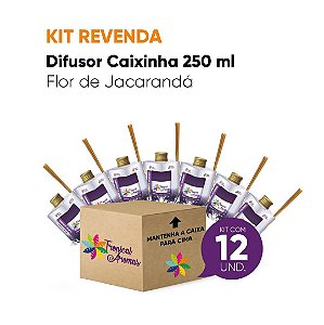 Kit Revenda  Difusor Aromatizador de  Flor de Jacarandá