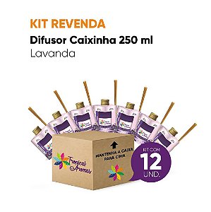 Kit Revenda  Difusor Aromatizador de Ambiente Lavanda