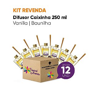 Kit Revenda  Difusor Aromatizador de Ambiente Vanilla