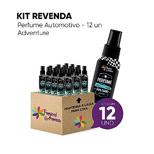Kit Revenda Spray Automotivo Adventure 60 ml -12 UN