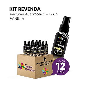 Kit Revenda Spray Automotivo Vanilla 60ml - 12 UN