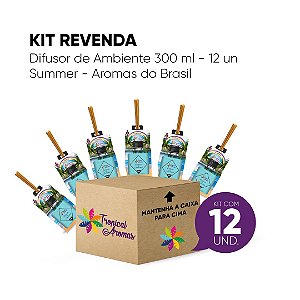 Kit Revenda Difusor Summer 300 ml - 12 UN
