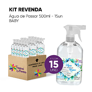 Kit Revenda Água de Passar Baby 500 ml 15 UN