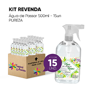 Kit Revenda Água de Passar Pureza 500 ml 15 UN