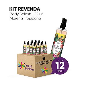 Kit Revenda Body Splash Morena Tropicana