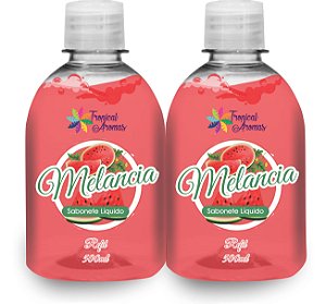 Kit Refil Sabonetes Líquido Melancia 500ml - Tropical Aromas