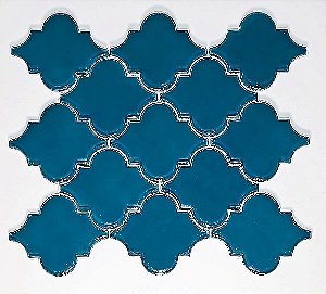 Pastilha Azul 8mm - Mosaico de Vidro