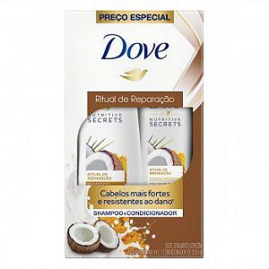 Kit Dove Shampoo + Condicionador Ritual De Reparação