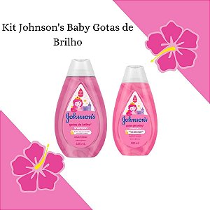 Shampoo 200ml + Shampoo 400ml Johnson's Gotas De Brilho 