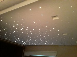 kit Céu noturno iluminação Fibra Ótica Efeito Céu Estrelado 300 pontos oscilante.