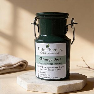 Chá Chamego Doce Chá Preto com Doce de Leite e Coco