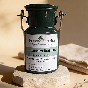 Chá Primavera Radiante Chá Calmante e Revitalizante