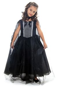 Fantasia Vampira Prata Infantil 925112 - Sulamericana