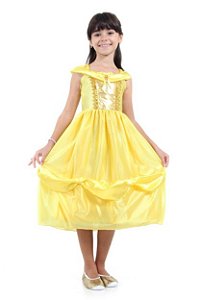 Fantasia Princesa Dourada Infantil 927004 - Sulamericana