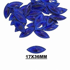 CHATON ACRILICO 17X36MM HBZK 2402 AZUL ROYAL 200PCS
