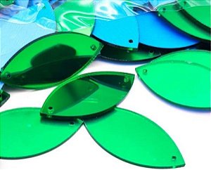CHATON ACRILICO 16X38CM HBYL 2404 VERDE NEON 200PCS