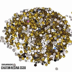CHATON RESINA SS20 HBFM 2409 DOURADO 175GR