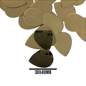 CHATON ACRILICO 30X40CM HBYL 2403 DOURADO APROX. 70G