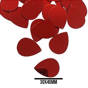 CHATON ACRILICO 30X40CM HBYL 2403 VERMELHO APROX. 70G