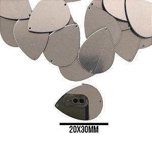 CHATON ACRILICO 20X30CM HBYL 2402 PRATA APROX. 70G