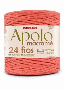 APOLO MACRAME 24 FIOS COR 3396 GOIABA 800GR