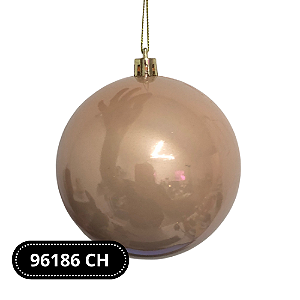 BOLAS NATALINAS DECORADAS C/5 UND 10 CM