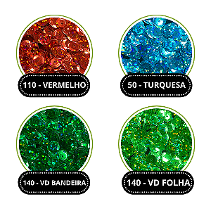 LANTEJOULA Nº08 HOLOGRAFICA C/ 100G LANTECOR