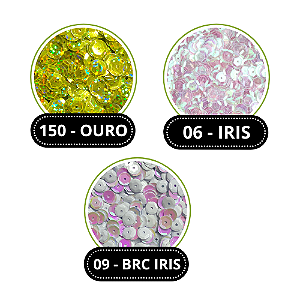 LANTEJOULA Nº14 HOLOGRAFICA C/ 100G LANTECOR