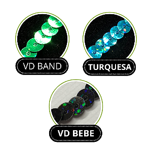 PAETÊ EM METRO RO 152279 6 MM HOLOGRÁFICO C/ 5 METROS