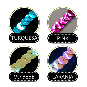 PAETÊ EM METRO RO 150897 6 MM METALIZADO C/5 METROS