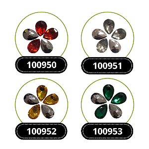 CHATON GOTA BOLEADO 20X30 MM