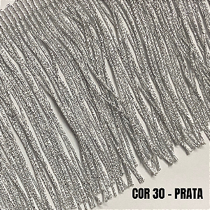 FRANJA DE POLIESTER METALIZADA 15 CM C/ 10 METROS