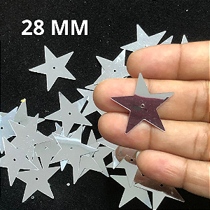 PAETE ESTRELA METALIZADO PAE 16 C/ 28 MM