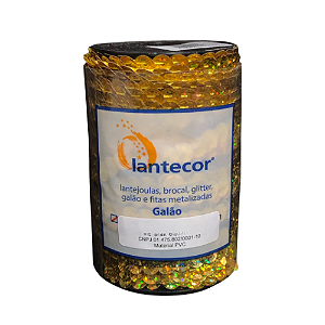 LANTEJOULA TRANÇADA HOLOGRÁFICA 6 MM