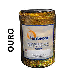 LANTEJOULA TRANÇADA HOLOGRÁFICA 8 MM