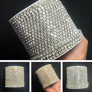 Corrente de strass juntinha SS18 (o metro)