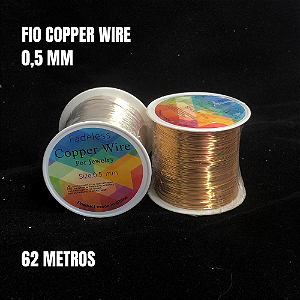 Fio Copper Wire 0,5 mm c/ 62 metros