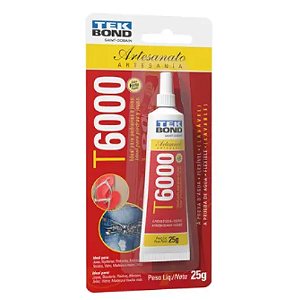 ADESIVO INSTANTANEO PARA ARTESANATO T6000 C/25G