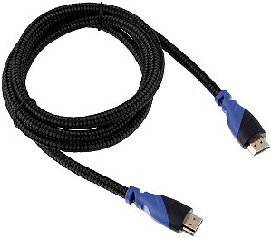Cabo HDMI 1.4 Com 19 Pinos 1080p HD 1.8 metros Ethernet