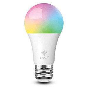 Lâmpada LED Inteligente EKAZA Wi-Fi 8,5W BRANCO + 1W RGB