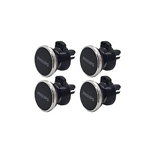 Kit 4 Suportes Magnéticos Celular Carros Saída de Ar Philips