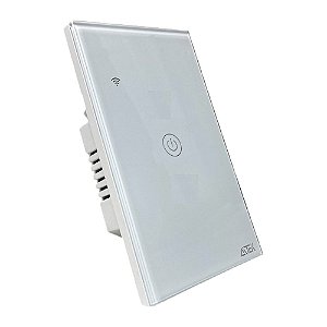 Interruptor Inteligente Aitek Wi-Fi 1 Botão Touch 4x2