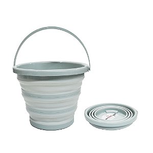 Balde de Silicone Retrátil Dobrável 10 litros UnyHome
