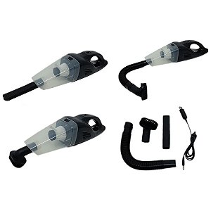 Aspirador De Pó Automotivo Portátil S/ Fio 100W Recarregável