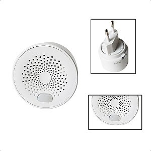 Sensor Smart Detector de Gás Wi-Fi Inteligente Com Alarme