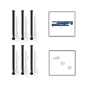 6 Motores Tubular Persiana Inteligente WiFi Automação