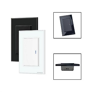 Interruptor Inteligente 1 Botão Zigbee Tecla Física c/ LED