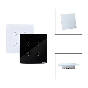 Interruptor Inteligente Zigbee 4 Botões Touch