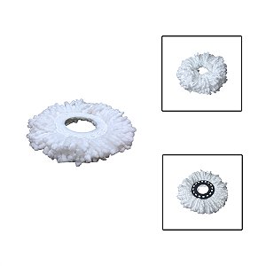 Refil Mop Girátório Limpeza Esfregão Essencial Rayco